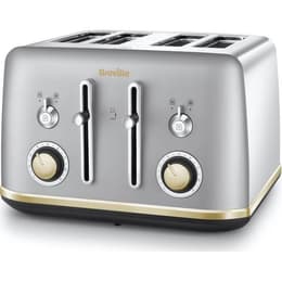 Hriankovač Breville VTT929 4 priestory - Strieborná