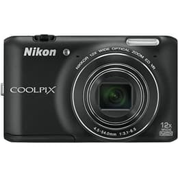 Nikon Coolpix S6400 Kompakt 16 - Čierna
