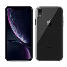 Pack iPhone XR + Apple Obal (Priehľadný) - 128GB - Čierna - Neblokovaný