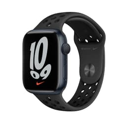 Apple Watch (Series 7) 2021 GPS + mobilná sieť 45mm - Hliníková Midnight - Sport band Čierna