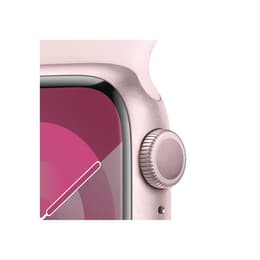 Apple Watch Series 9 (2023) GPS 45 mm - Hliníková Ružová - Sport band Ružová