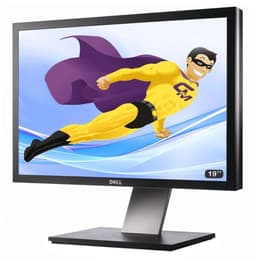 Monitor 19 Ecran Plat PC 19" , LCD DELL P1911B 48cm 1440x900 Ré,glable DVI VGA HUB USB VESA 1440 x 900 LCD Čierna