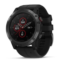 Smart hodinky Garmin Fénix 5 Plus á á - Čierna