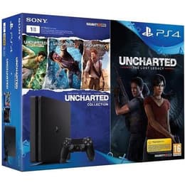 PlayStation 4 Slim 1000GB - Čierna - Limitovaná edícia + Horizon Zero Dawn, Ratchet & Clank, Uncharted: The Lost Legacy