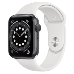 Apple Watch (Series 4) 2018 GPS 44mm - Hliníková Vesmírna šedá - Sport loop Biela