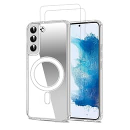 Obal Galaxy S22 5G a 2 ochranna obrazovky - TPU - Priehľadná