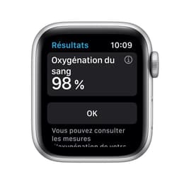 Apple Watch Series SE 1 (2020) GPS 44 mm - Hliníková Strieborná - Sport band Modrá