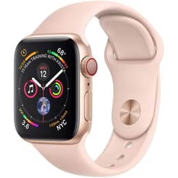 Apple Watch (Series 4) 2018 GPS + mobilná sieť 40mm - Hliníková Zlatá - Sport Loop Piesková ružová