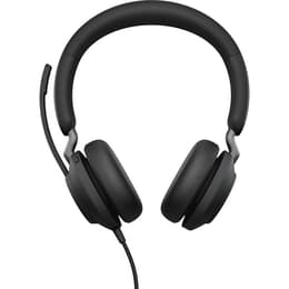 Slúchadlá Jabra Evolve2 40 SE Potláčanie hluku drôtové Mikrofón - Čierna