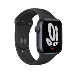 Apple Watch (Series 7) 2021 GPS + mobilná sieť 41mm - Hliníková Midnight - Nike Sport band Čierna