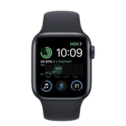 Apple Watch Series SE 2 (2022) GPS 44 mm - Hliníková Midnight - Sport band Čierna