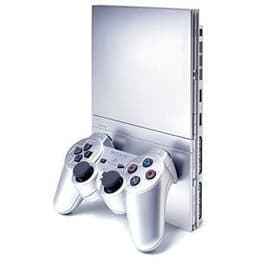 PlayStation 2 Slim - Strieborná