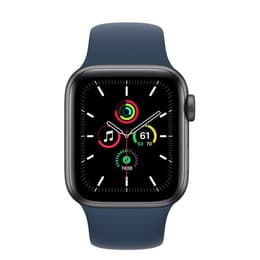 Apple Watch (Series 5) 2019 GPS 44mm - Hliníková Sivá - Sport band Modrá
