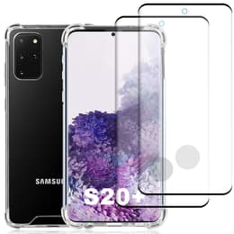 Obal Galaxy S20+/Galaxy S20+ 5G a 2 ochranna obrazovky - Recyklovaný plast - Priehľadná