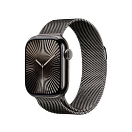 Apple Watch Series 10 (2024) GPS 42 mm - Hliníková Jet Black - Milanese loop Čierna