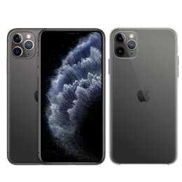 Pack iPhone 11 Pro + Apple Obal (Priehľadný) - 64GB - Vesmírna Šedá - Neblokovaný