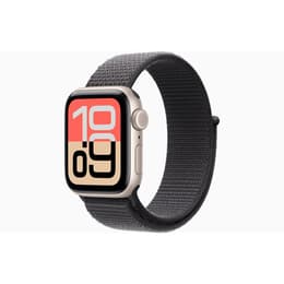 Apple Watch Series 7 (2021) GPS + mobilná sieť 41 mm - Titánová Strieborná - Nike Sport band Čierna