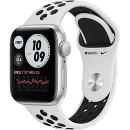 Apple Watch (Series SE) 2020 GPS 40mm - Hliníková Strieborná - Nike Sport band Biela/Čierna