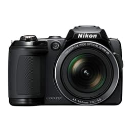 Kompakt Coolpix L120 - Čierna + Nikon Nikkor 21X Wide Optical Zoom VR 25–525mm f/3.1–5.8 f/3.1–5.8