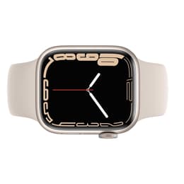 Apple Watch Series 7 (2021) GPS + mobilná sieť 41 mm - Hliníková Starlight - Sport band Starlight