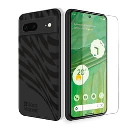 Back Market Obal Pixel 7 a ochranný displej - Recyklovaný plast - Čierna