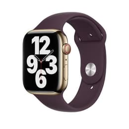 Apple Watch (Series 7) 2021 GPS + mobilná sieť 41mm - Nerezová Zlatá - Sport band