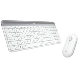 QWERTY Klávesnica Logitech Anglická (US) Bezdrôtové Desktop MK470 Slim Combo