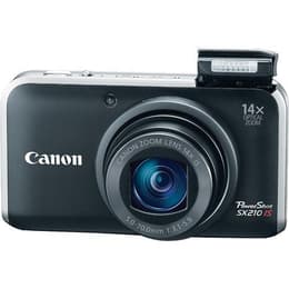 Canon PowerShot SX210 IS Kompakt 14 - Čierna