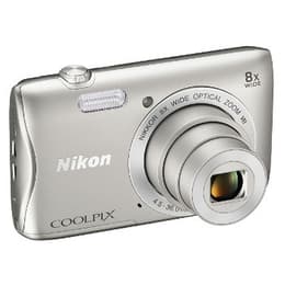 Nikon S3700 Kompakt 20.1 - Strieborná
