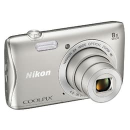 Kompakt S3700 - Strieborná + Nikon Nikon Nikkor Wide Optical Zoom VR f/3.7-6.6