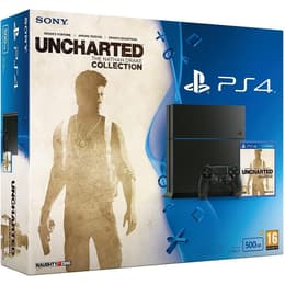 PlayStation 4 500GB - Čierna + Uncharted: The Nathan Drake Collection