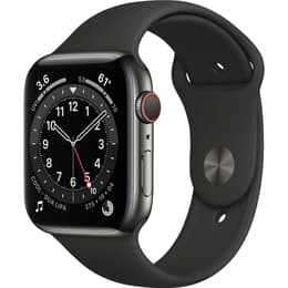 Apple Watch (Series 6) 2020 GPS + mobilná sieť 40mm - Nerezová Čierna - Sport band Čierna