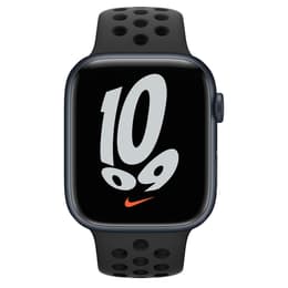 Apple Watch (Series 7) 2021 GPS 45mm - Hliníková Midnight - Nike Sport band Čierna