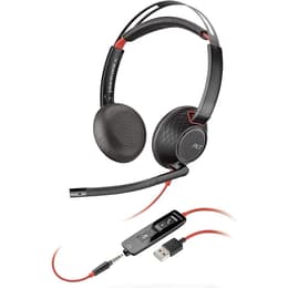 Slúchadlá Plantronics Poly Blackwire 5220 drôtové Mikrofón - Čierna