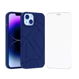 Back Market Obal iPhone 14 a ochranný displej - GRS 4.0 Recyklovaný plast - Fialová