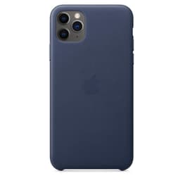 Apple Obal iPhone 11 Pro Max - Koža Modrá