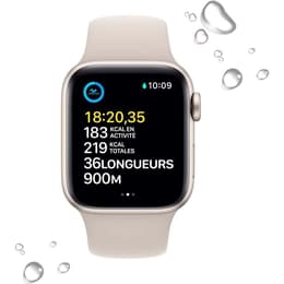 Apple Watch Series SE 2 (2022) GPS + mobilná sieť 40 mm - Hliníková Starlight