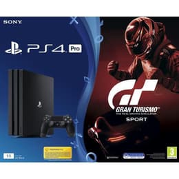 PlayStation 4 Pro 1000GB - Čierna + Grand Turismo Sport