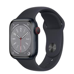 Apple Watch (Series 8) 2022 GPS + mobilná sieť 41mm - Hliníková Čierna - Sport band Čierna