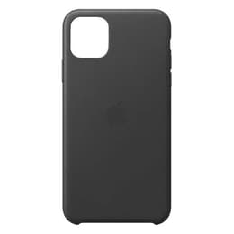 Apple Kožený obal iPhone 11 Pro Max - Koža Čierna