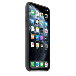 Apple Kožený obal iPhone 11 Pro Max - Koža Čierna