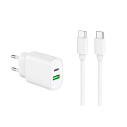 Kábel a Wallplug (USB-C + USB-C) 20W - WTK