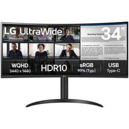 Monitor 34 LG 34WR55QK-B 3440 x 1440 LED Čierna