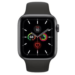 Apple Watch (Series 5) 2019 GPS + mobilná sieť 44mm - Hliníková Sivá - Sport band Čierna