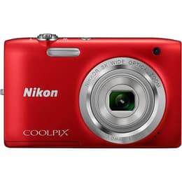 Nikon Coolpix S2800 Kompakt 20.1 - Červená