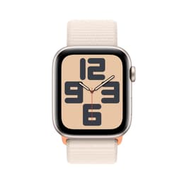 Apple Watch Series SE 2 (2022) GPS 40 mm - Hliníková Starlight - Sport loop Starlight