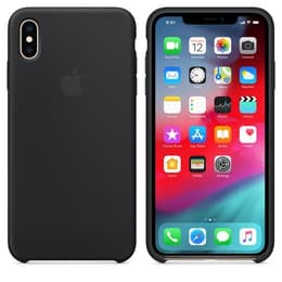 Apple Obal iPhone XS Max - Silikón Čierna