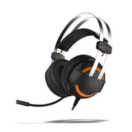 Slúchadlá Kode 7.1 Virtual Nxkromkde gaming drôtové Mikrofón - Čierna/Oranžová