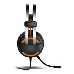 Slúchadlá Kode 7.1 Virtual Nxkromkde gaming drôtové Mikrofón - Čierna/Oranžová