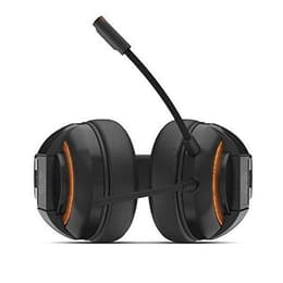 Slúchadlá Kode 7.1 Virtual Nxkromkde gaming drôtové Mikrofón - Čierna/Oranžová